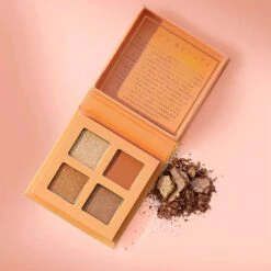 Mini Palette Citrine Crystal Quad - 3 G -RMS Beauty Boutique mini palette yeux citrine crystal quad athr beauty 2