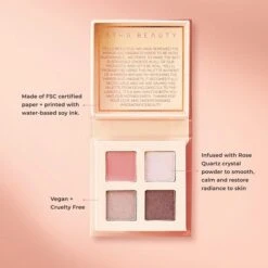 Mini Palette Rose Quartz Crystal Quad - 3 G -RMS Beauty Boutique mini palette yeux rose quartz crystal quad athr beauty 4