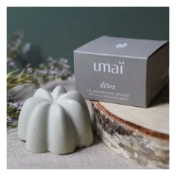 Shampoing Solide Détox - 100g -RMS Beauty Boutique shampoing solide naturel detox umai 1
